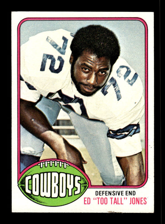 1976 Topps #427 Ed "Too Tall" Jones Dallas Cowboys EX 10011967