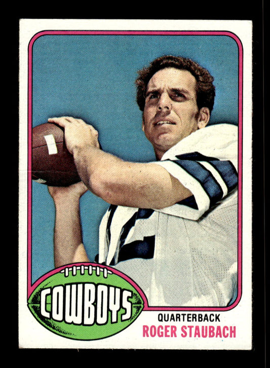 1976 Topps #395 Roger Staubach Dallas Cowboys VG 10011969