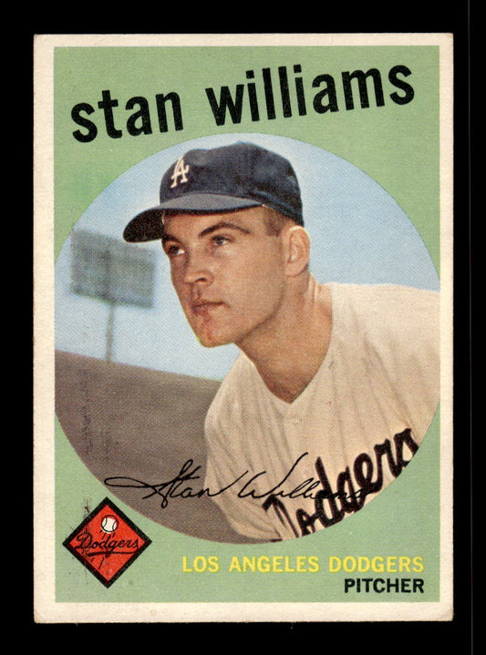 1959 Topps #53 Stan Williams Los Angeles Dodgers EX 10011992