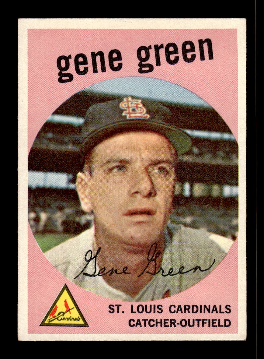 1959 Topps #37 Gene Green St. Louis Cardinals EX 10011993