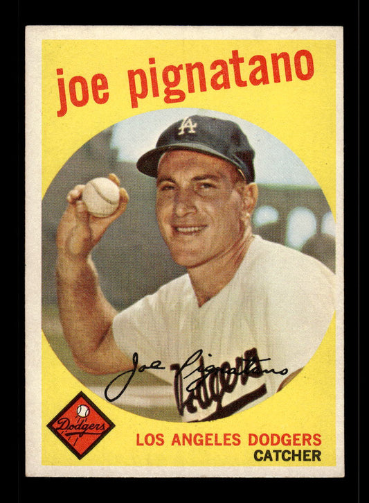 1959 Topps #16 Joe Pignatano Los Angeles Dodgers EX 10011997