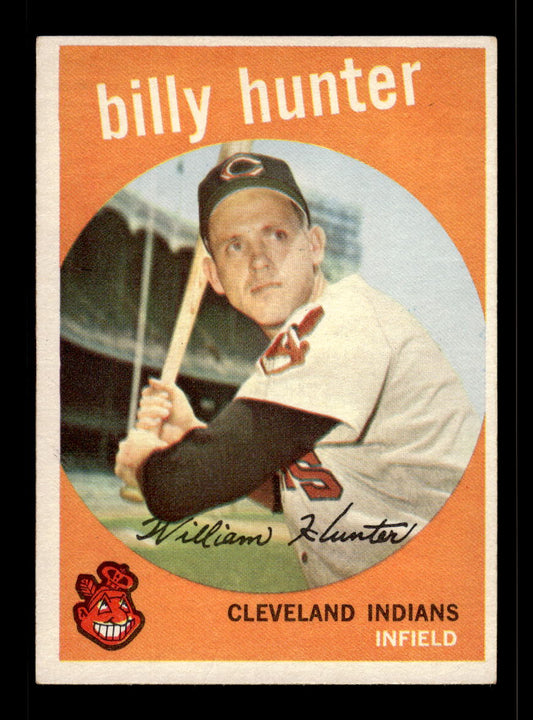 1959 Topps #11 Billy Hunter Cleveland Indians EX 10011999