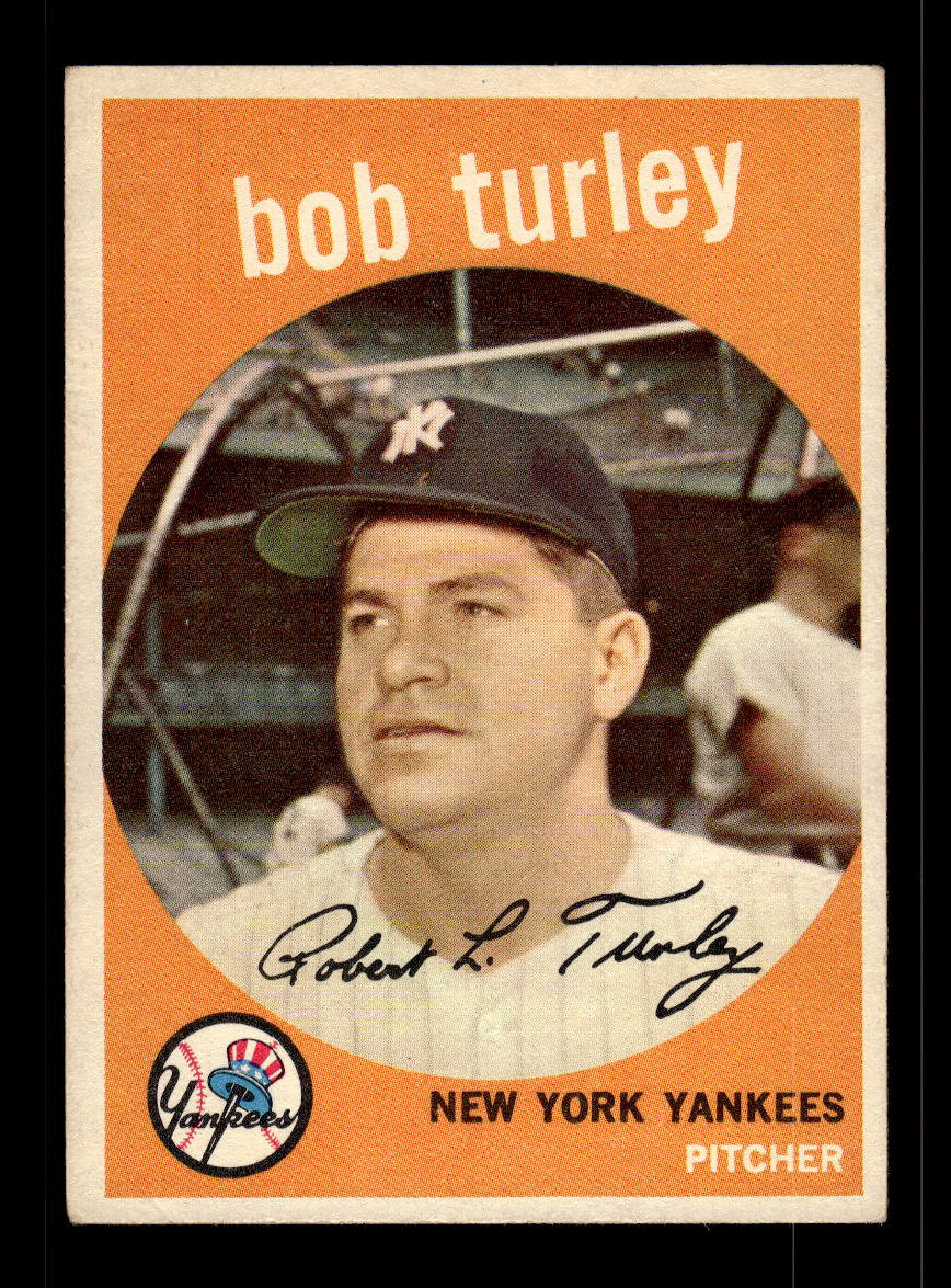 1959 Topps #60 Bob Turley New York Yankees EX 10012002