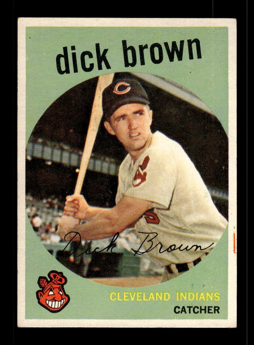 1959 Topps #61 Dick Brown Cleveland Indians EX 10012003