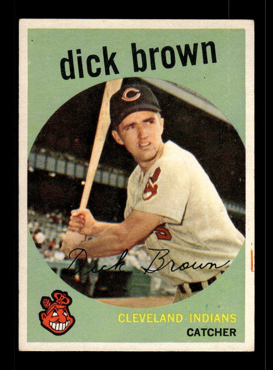 1959 Topps #61 Dick Brown Cleveland Indians EX 10012003