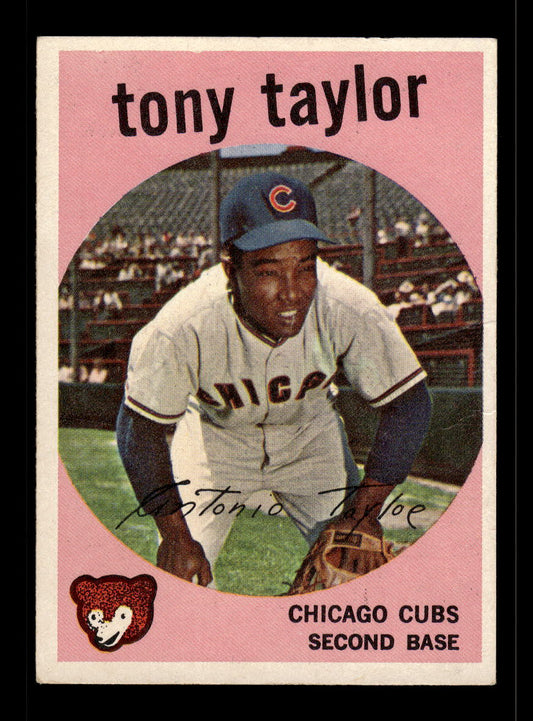 1959 Topps #62 Tony Taylor Chicago Cubs VG 10012004