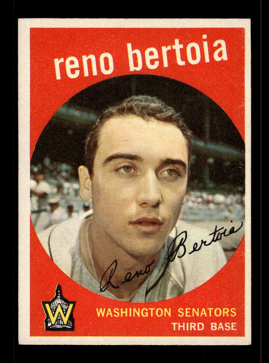 1959 Topps #84 Reno Bertoia Washington Senators EX 10012010