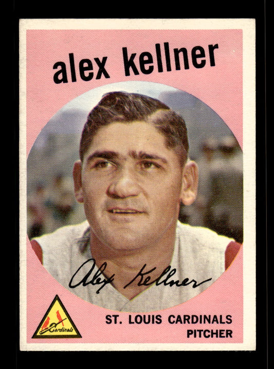 1959 Topps #101 Alex Kellner St. Louis Cardinals EX 10012014