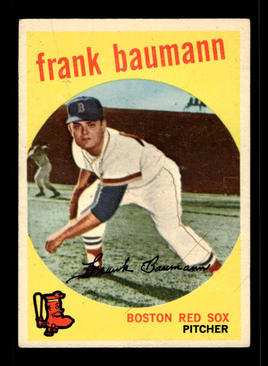 1959 Topps #161 Frank Baumann Boston Red Sox EX 10012025