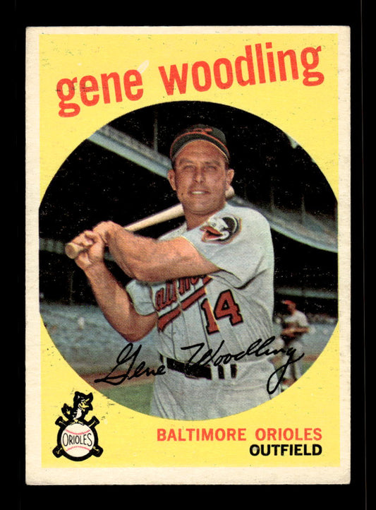 1959 Topps #170 Gene Woodling Baltimore Orioles EX 10012026