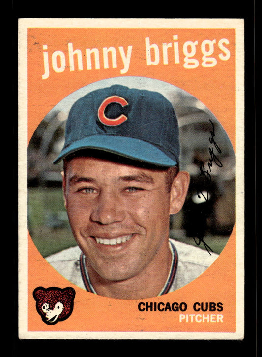 1959 Topps #177 Johnny Briggs Chicago Cubs EX 10012027