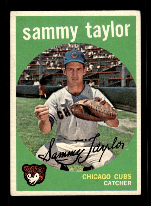 1959 Topps #193 Sammy Taylor Chicago Cubs EX 10012032