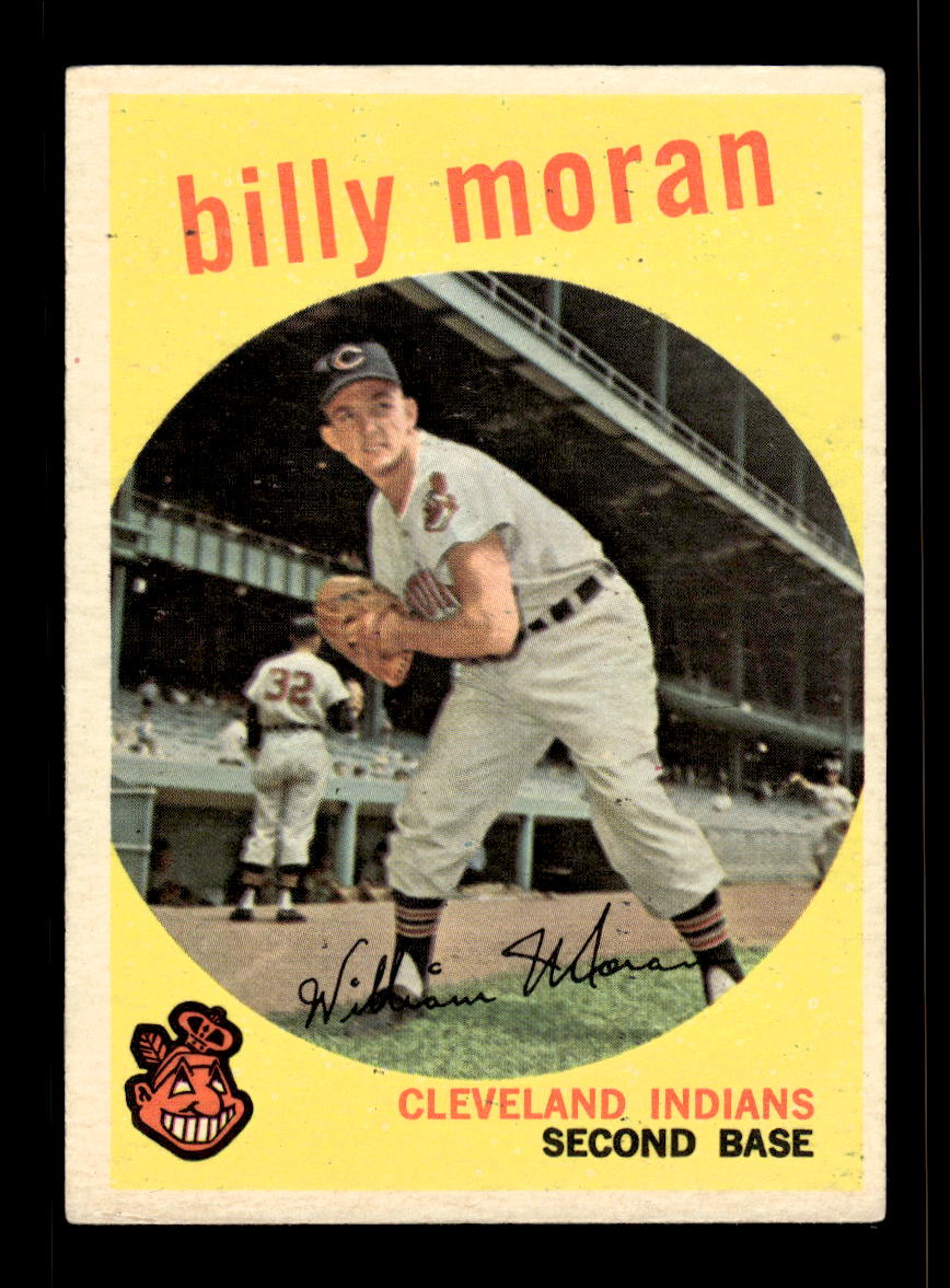 1959 Topps #196 Billy Moran Cleveland Indians EX 10012033