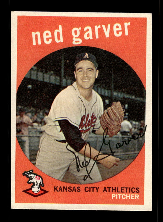 1959 Topps #245b Ned Garver Kansas City Athletics EX 10012041