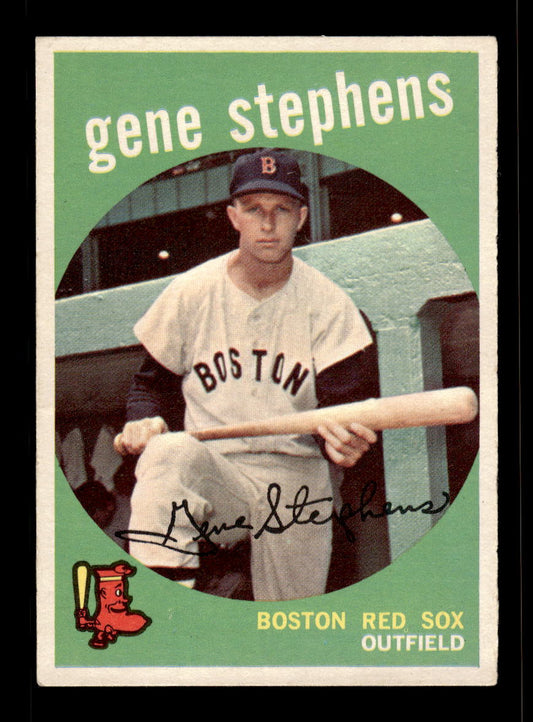 1959 Topps #261a Gene Stephens Boston Red Sox EX 10012043