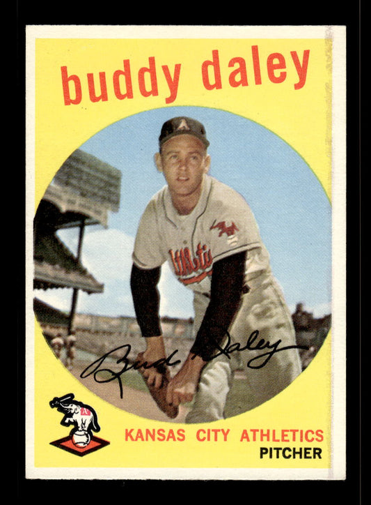 1959 Topps #263a Buddy Daley Kansas City Athletics EX 10012044