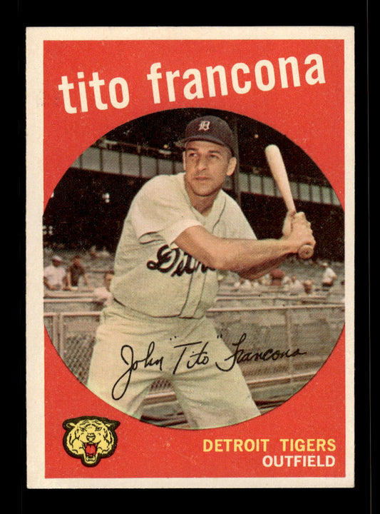 1959 Topps #268b Tito Francona Detroit Tigers EX 10012046