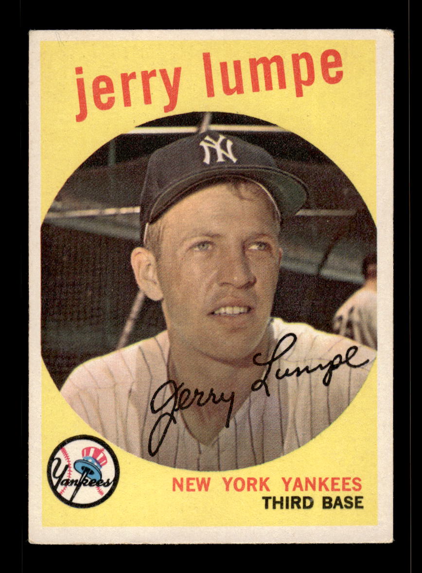 1959 Topps #272b Jerry Lumpe New York Yankees EX 10012047