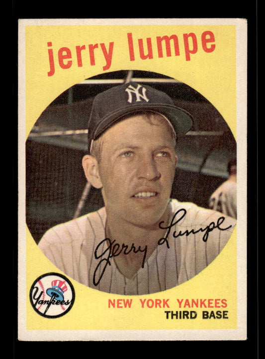 1959 Topps #272b Jerry Lumpe New York Yankees EX 10012047