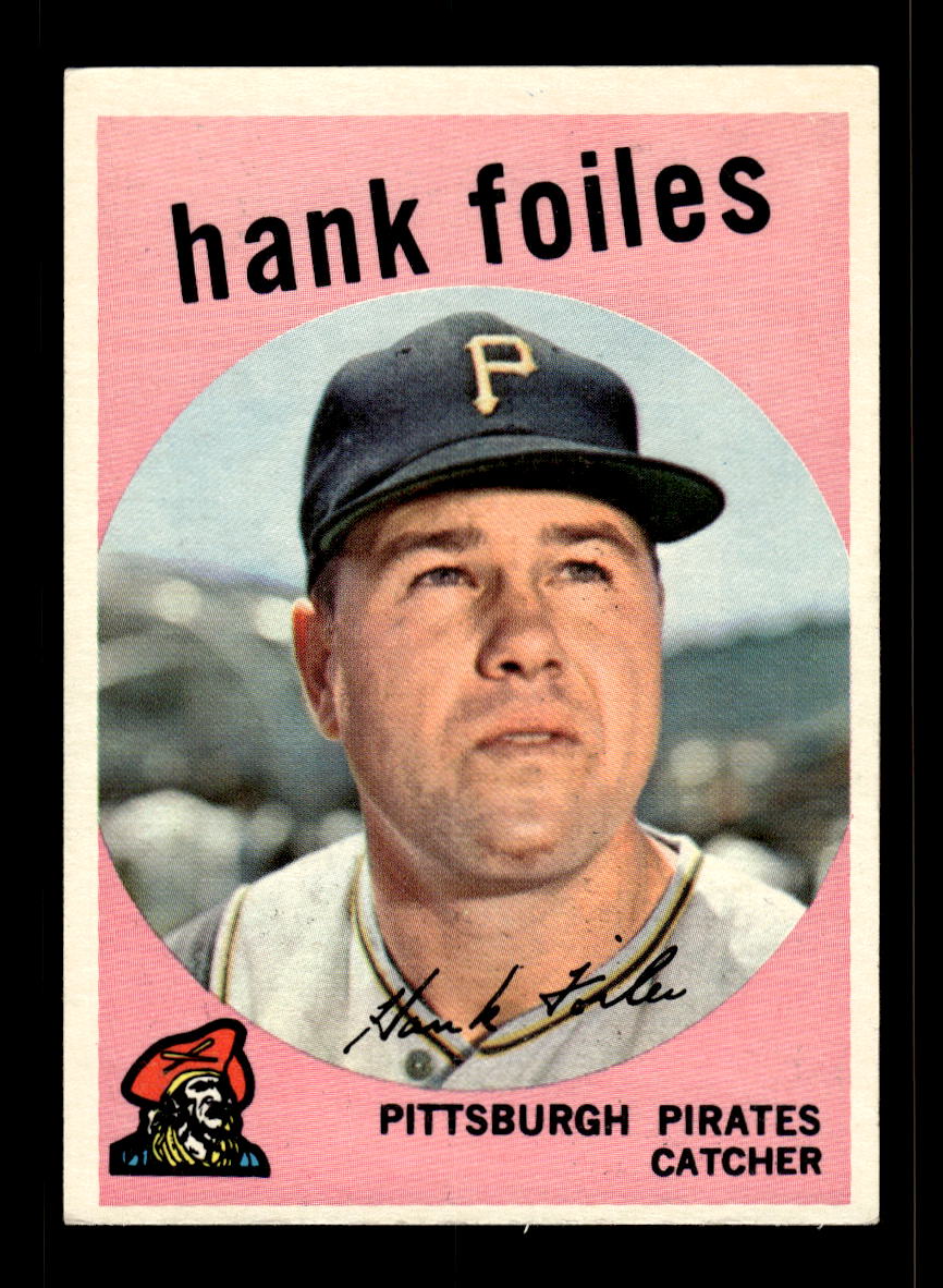 1959 Topps #294 Hank Foiles Pittsburgh Pirates EX 10012054