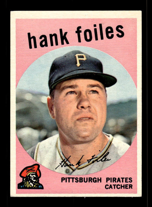 1959 Topps #294 Hank Foiles Pittsburgh Pirates EX 10012054
