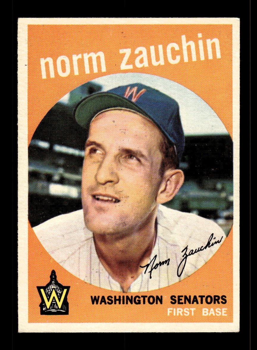 1959 Topps #311 Norm Zauchin Washington Senators EX 10012057