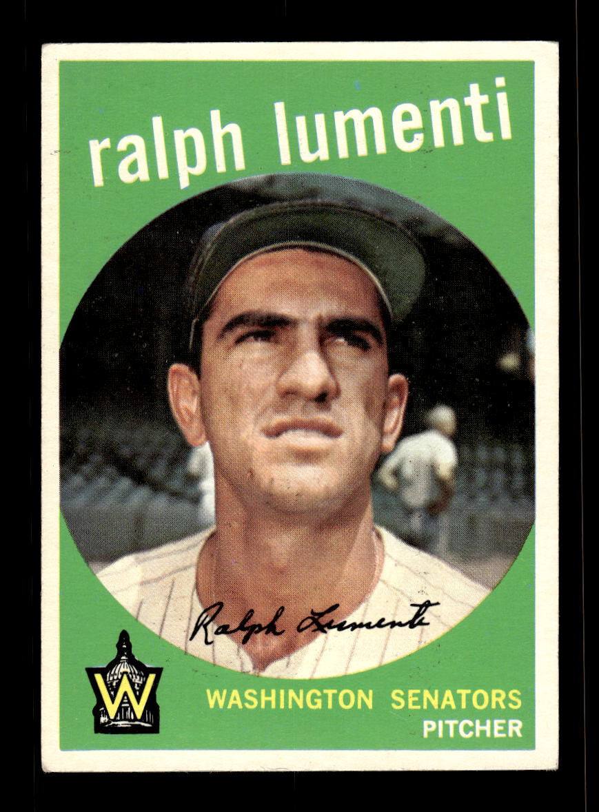 1959 Topps #316b Ralph Lumenti Washington Senators EX 10012060