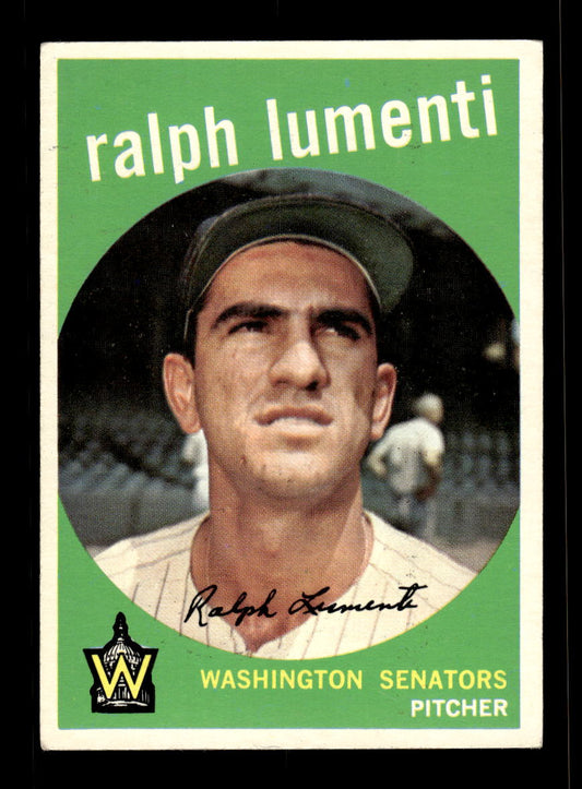 1959 Topps #316b Ralph Lumenti Washington Senators EX 10012060
