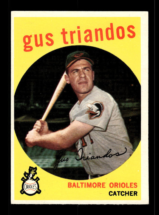 1959 Topps #330 Gus Triandos Baltimore Orioles EX 10012062
