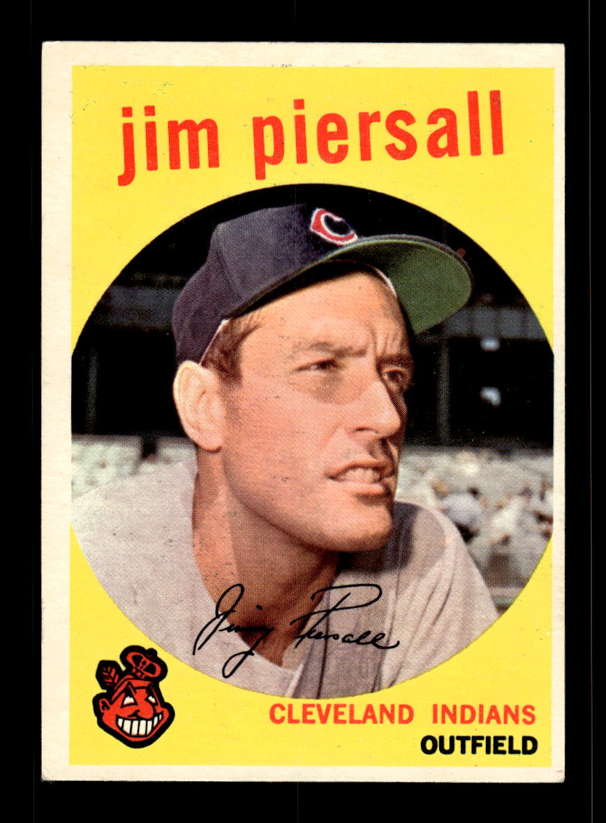 1959 Topps #355 Jim Piersall Cleveland Indians EX 10012067