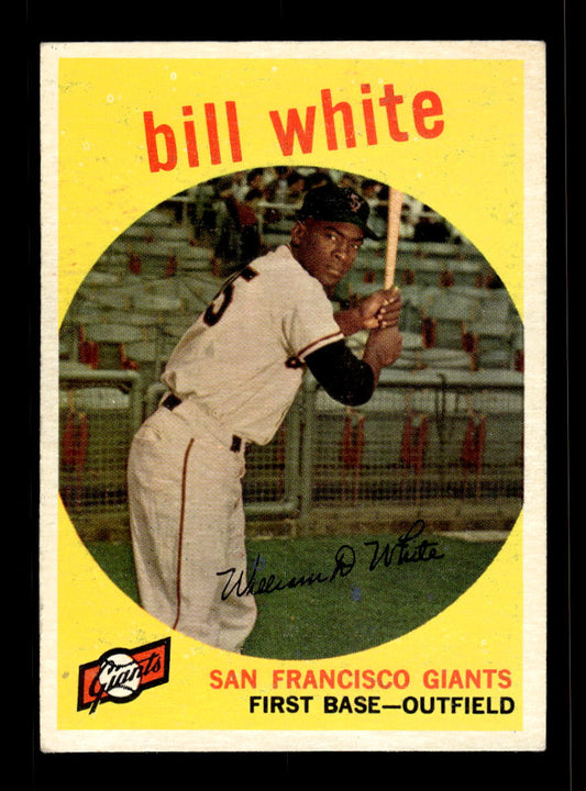 1959 Topps #359 Bill White San Francisco Giants EX 10012070