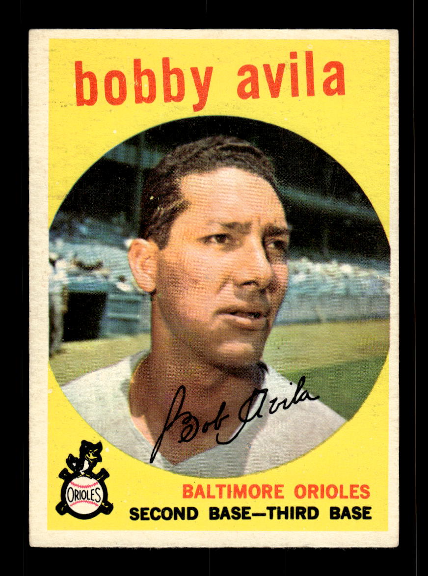 1959 Topps #363 Bobby Avila Baltimore Orioles EX 10012071