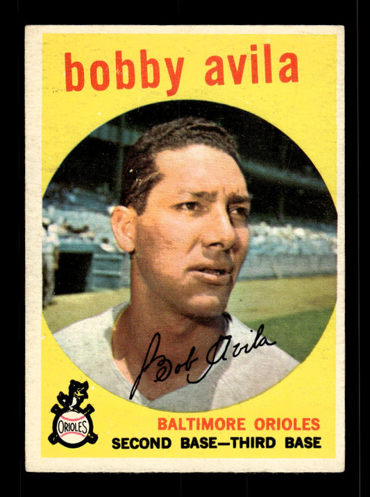 1959 Topps #363 Bobby Avila Baltimore Orioles EX 10012071