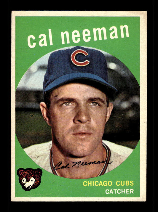 1959 Topps #367 Cal Neeman Chicago Cubs EX 10012073