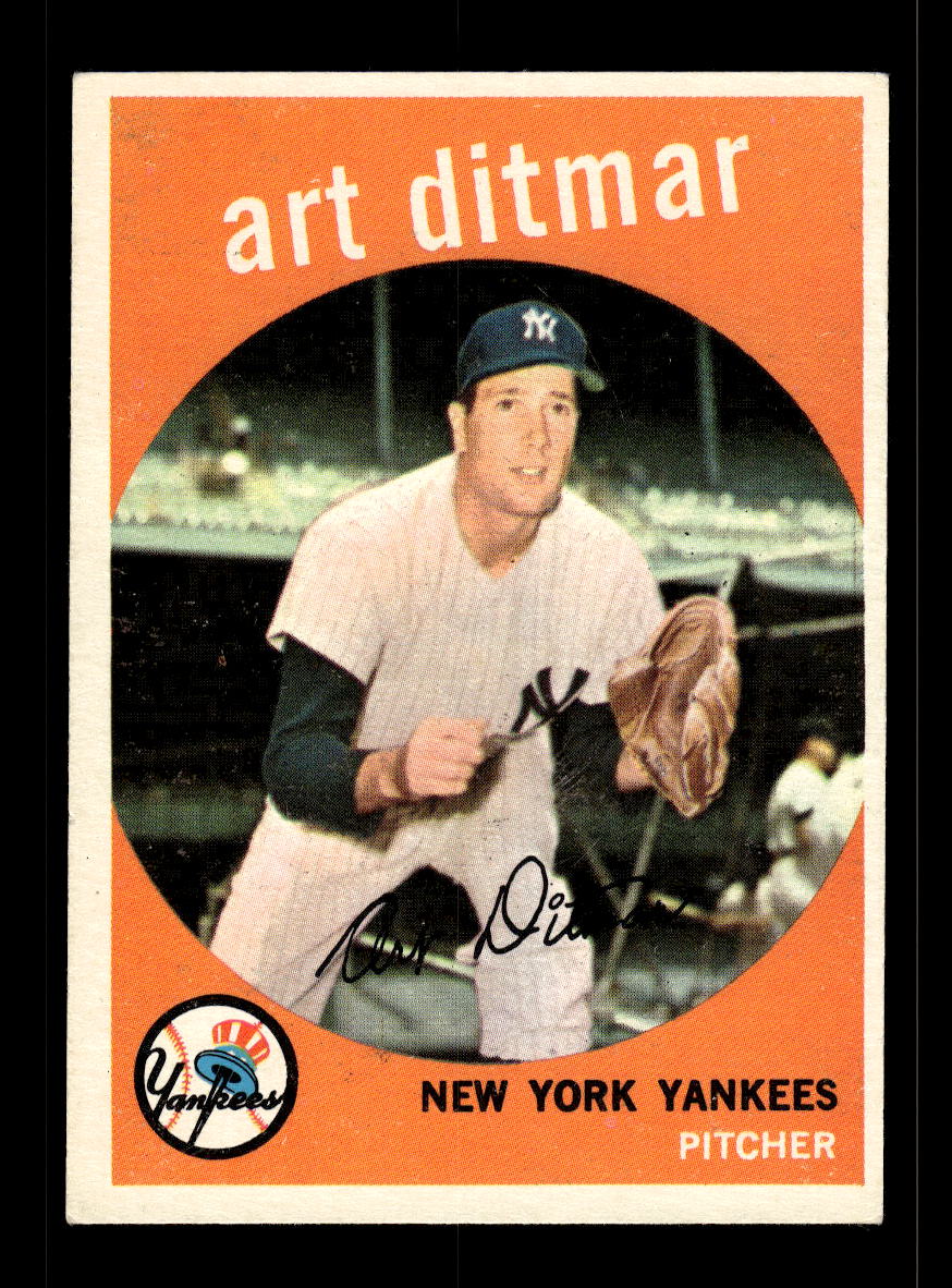 1959 Topps #374 Art Ditmar New York Yankees EX 10012076