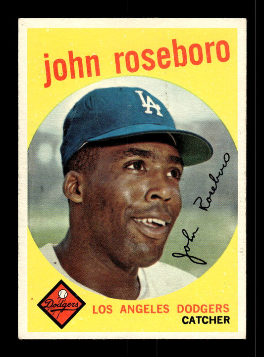 1959 Topps #441 John Roseboro Los Angeles Dodgers EX 10012089