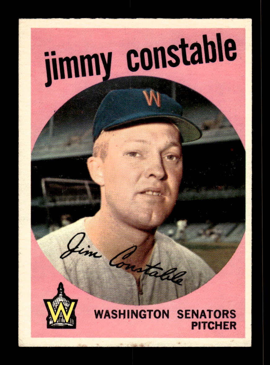 1959 Topps #451 Jimmy Constable Washington Senators EX 10012093