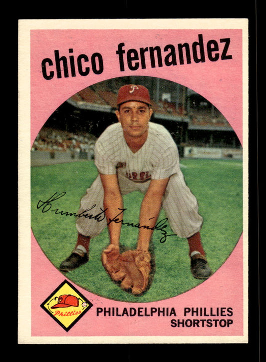 1959 Topps #452 Chico Fernandez Philadelphia Phillies EX 10012094