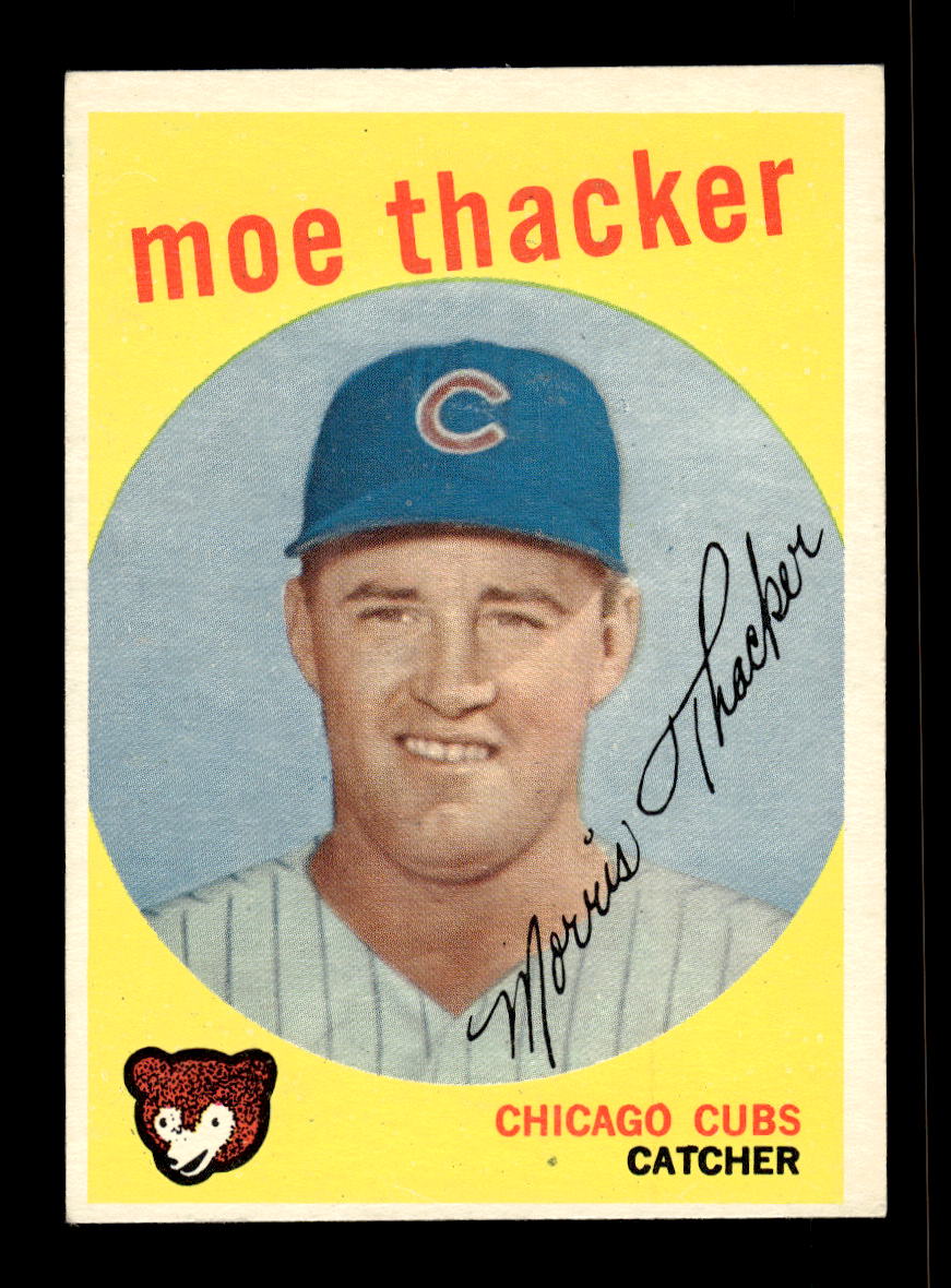 1959 Topps #474 Moe Thacker Chicago Cubs EX 10012097