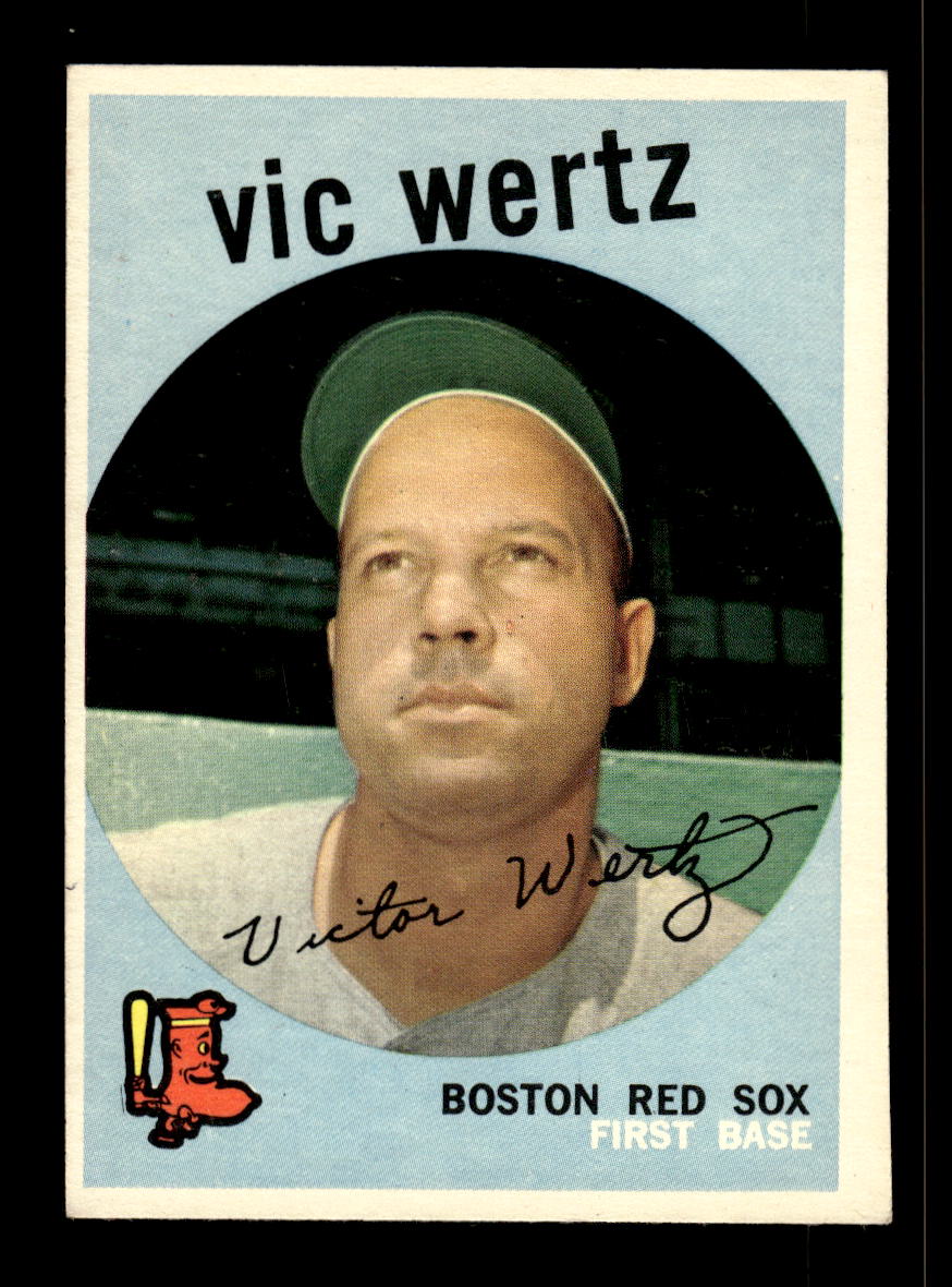 1959 Topps #500 Vic Wertz Boston Red Sox EX 10012105