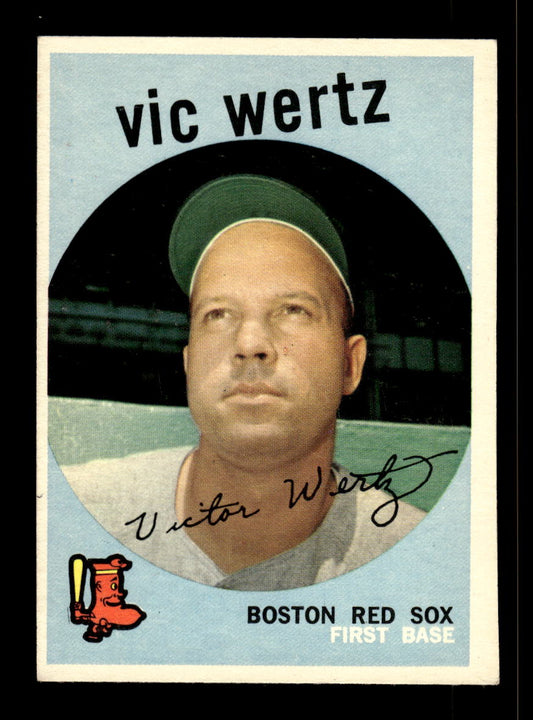 1959 Topps #500 Vic Wertz Boston Red Sox EX 10012105