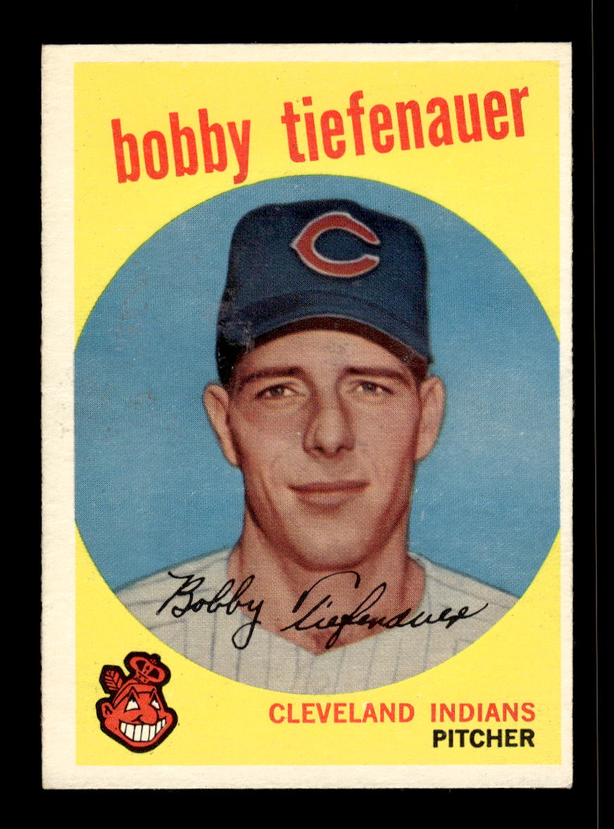 1959 Topps #501 Bobby Tiefenauer Cleveland Indians EX 10012106
