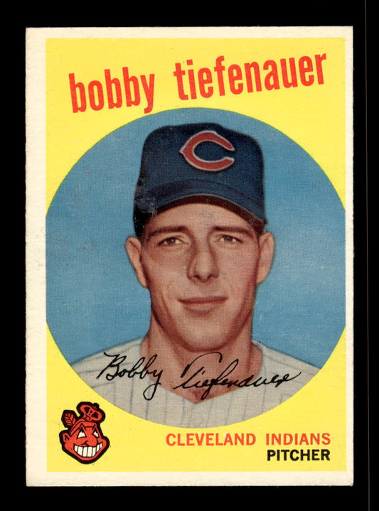 1959 Topps #501 Bobby Tiefenauer Cleveland Indians EX 10012106