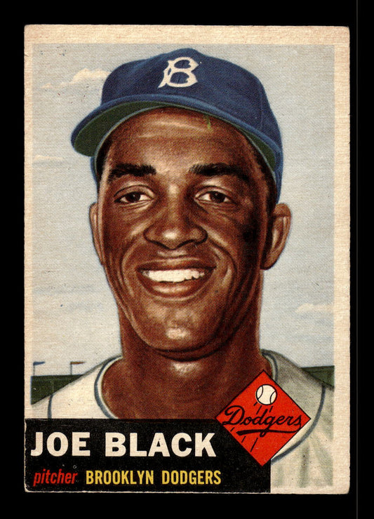 1953 Topps #81b Joe Black Brooklyn Dodgers G/VG 10012109