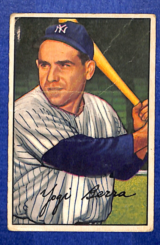 1952 Bowman #1 Yogi Berra New York Yankees G/VG 10012124