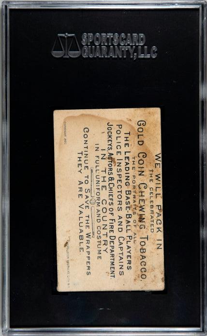 1887 Gold Coin (Buchner) (N284) # Billy O'Brien SGC 1 SN 5165257