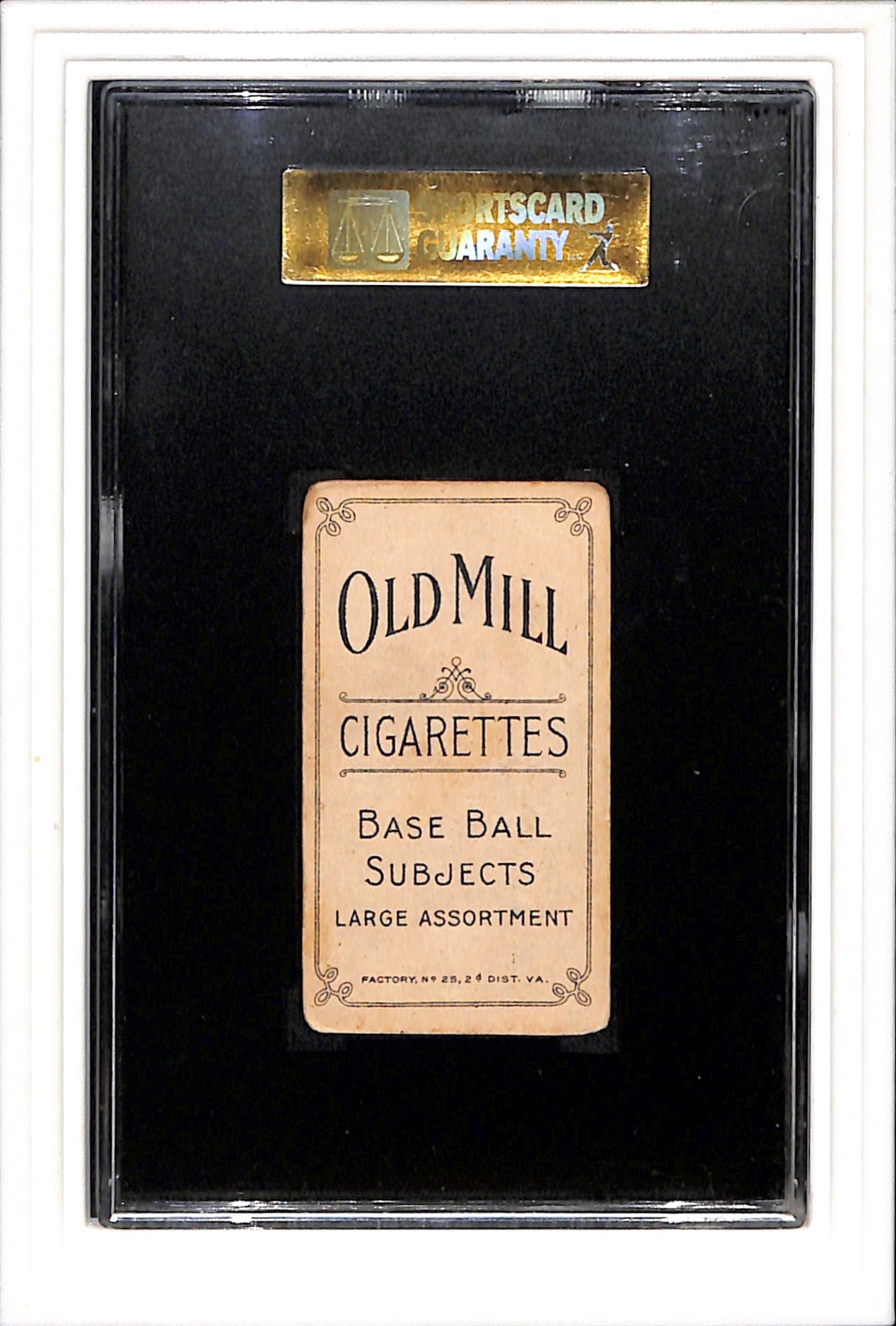 1909-11 T206 Old Mill Frank Smith SGC 3 SN 1140216