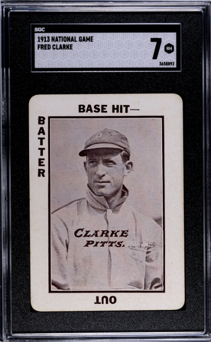 1913 National Game # Fred Clarke SGC 7 SN 3658892