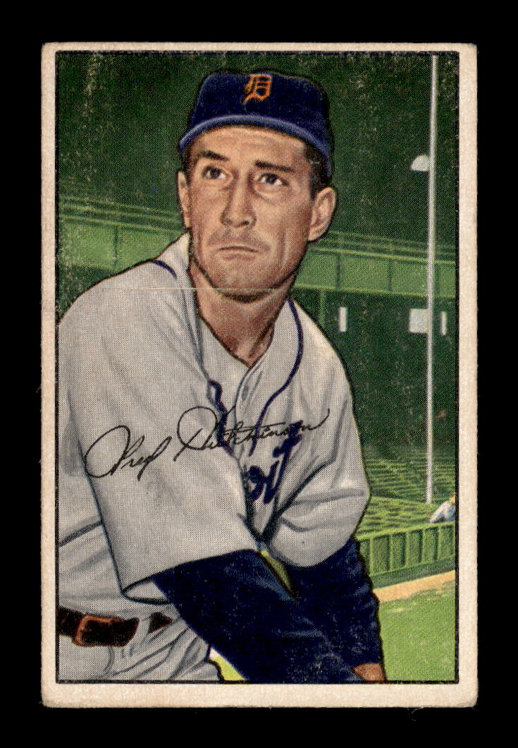 1952 Bowman #3 Fred Hutchinson Detroit Tigers G/VG 10012248