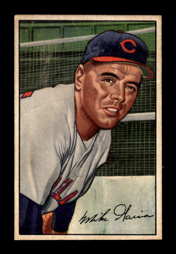 1952 Bowman #7 Mike Garcia Cleveland Indians G/VG 10012249